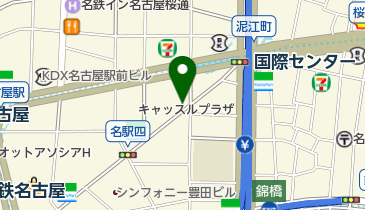 名鉄協商カーシェア カリテコ 名駅4丁目第2の地図画像