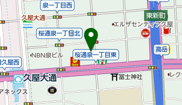 名鉄協商カーシェア カリテコ 泉1丁目第1の地図画像