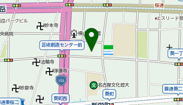 名鉄協商カーシェア カリテコ 葵第1の地図画像