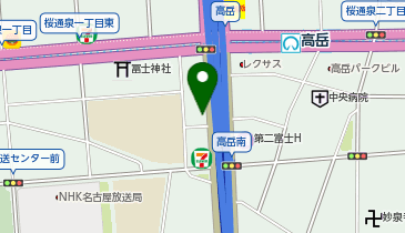 名鉄協商カーシェア カリテコ 東桜第3の地図画像