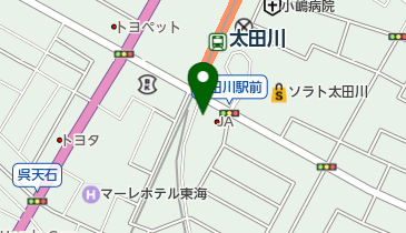 名鉄協商カーシェア カリテコ 太田川駅南の地図画像