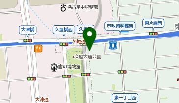 名鉄協商カーシェア カリテコ 久屋大通泉の地図画像