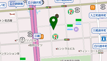 名鉄協商カーシェア カリテコ 伏見第3の地図画像