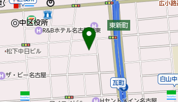 名鉄協商カーシェア カリテコ 栄4丁目第7の地図画像