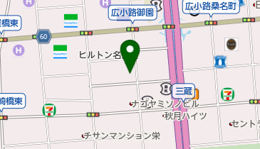 名鉄協商カーシェア カリテコ 御園通の地図画像