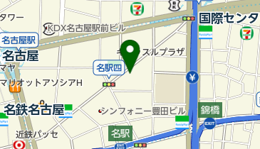 名鉄協商カーシェア カリテコ 名駅4丁目の地図画像