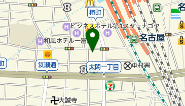 名鉄協商カーシェア カリテコ 椿町第3の地図画像