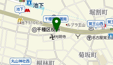 名鉄協商カーシェア カリテコ 池下東の地図画像