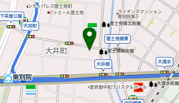 名鉄協商カーシェア カリテコ 大井町第3の地図画像