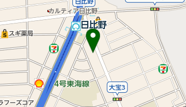 名鉄協商カーシェア カリテコ 日比野駅前第3の地図画像