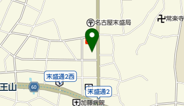 名鉄協商カーシェア カリテコ 覚王山第3の地図画像