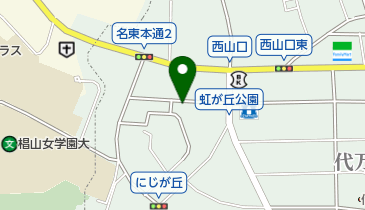 名鉄協商カーシェア カリテコ アーバンラフレ虹ヶ丘西の地図画像