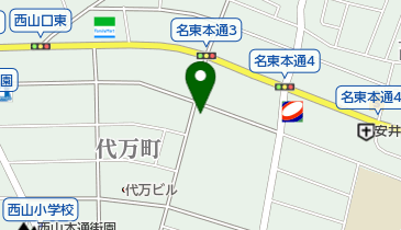 名鉄協商カーシェア カリテコ アーバンラフレ虹ヶ丘中の地図画像