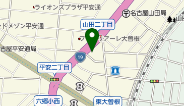 名鉄協商カーシェア カリテコ 大曽根第16の地図画像