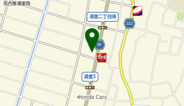 名鉄協商カーシェア カリテコ 浦里3丁目の地図画像