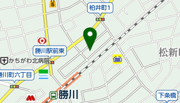 名鉄協商カーシェア カリテコ 勝川駅前の地図画像