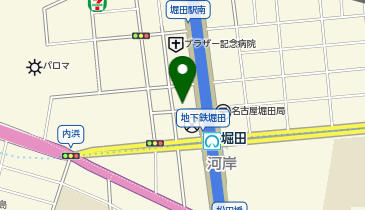 名鉄協商カーシェア カリテコ 地下鉄堀田駅前の地図画像