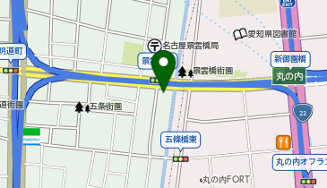 名鉄協商カーシェア カリテコ 景雲橋第2の地図画像