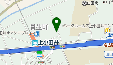 名鉄協商カーシェア カリテコ 上小田井駅東の地図画像