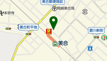 名鉄協商カーシェア カリテコ 美合駅前の地図画像