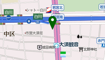 名鉄協商カーシェア カリテコ 大須1丁目第5の地図画像