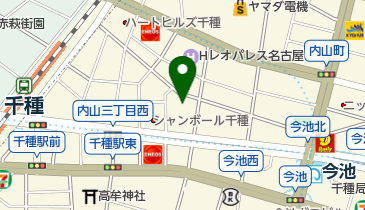 名鉄協商カーシェア カリテコ 内山3丁目第2の地図画像