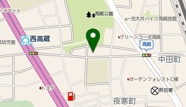 名鉄協商カーシェア カリテコ 夜寒町(高蔵)の地図画像