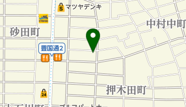 名鉄協商カーシェア カリテコ 中村荘の地図画像