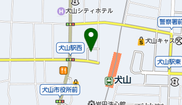 名鉄協商カーシェア カリテコ 犬山駅前の地図画像