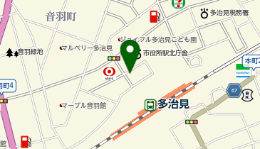 名鉄協商カーシェア カリテコ 多治見駅北第4の地図画像