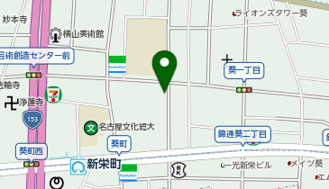 名鉄協商カーシェア カリテコ 葵第3の地図画像