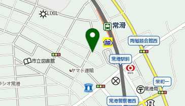 名鉄協商カーシェア カリテコ 常滑駅前の地図画像