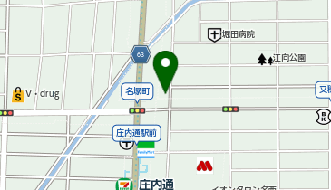 名鉄協商カーシェア カリテコ 庄内通駅北の地図画像