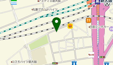 名鉄協商カーシェア カリテコ 大阪西中島7丁目の地図画像