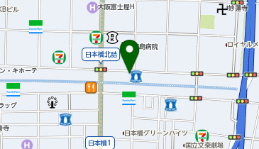 名鉄協商カーシェア カリテコ 大阪島之内2丁目の地図画像