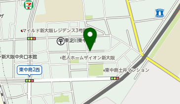 名鉄協商カーシェア カリテコ 大阪東中島2丁目の地図画像