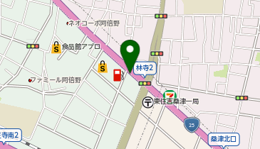 名鉄協商カーシェア カリテコ 天王寺町北の地図画像