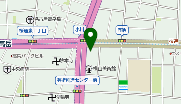 名鉄協商カーシェア カリテコ 葵クロスタワーの地図画像