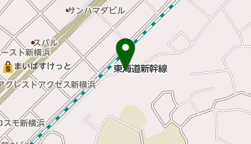 ニコニコレンタカー 新横浜駅店の地図画像