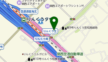 ニコニコレンタカー 関西空港りんくうタウン駅前店の地図画像
