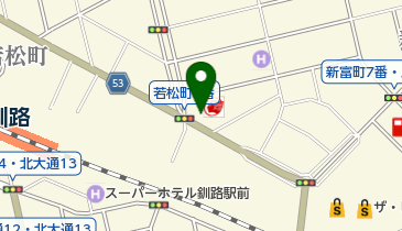 ニコニコレンタカー 釧路新富店の地図画像