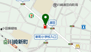 ニコニコレンタカー 川崎渡田店の地図画像