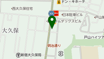 ニコニコレンタカー 西早稲田駅店の地図画像