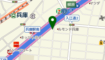 ニコニコレンタカー JR兵庫駅前店の地図画像