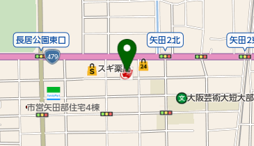 ニコニコレンタカー 長居公園東店の地図画像