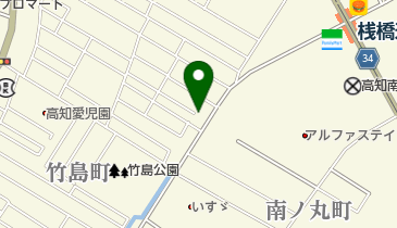 ニコニコレンタカー 高知百石町店の地図画像