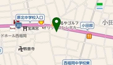 ニコニコレンタカー YH福岡小田部店の地図画像