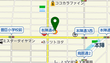 ニコニコレンタカー 名古屋本陣通店の地図画像