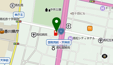 ニコニコレンタカー 高松県庁前店の地図画像