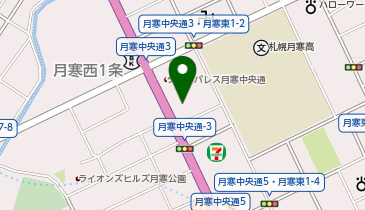 ニコニコレンタカー 月寒中央通3丁目店の地図画像